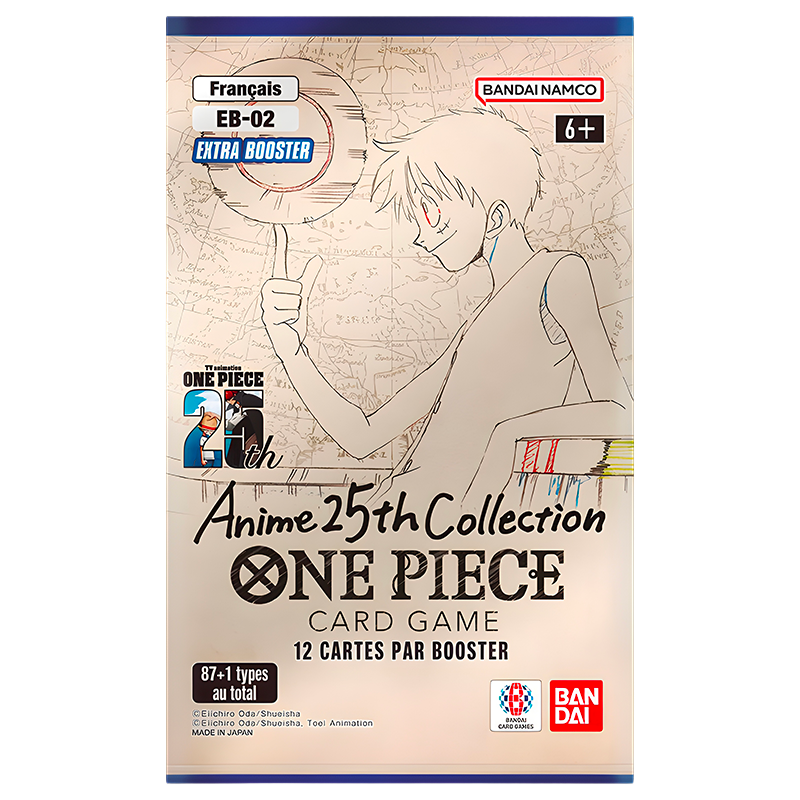 One Piece – Display EB02 – Anime 25th Collection – Boîte de 24 Boosters Français