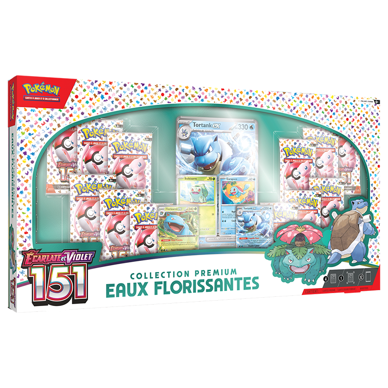 Pokémon – Coffret Collection Premium Eaux Florissantes de 151 - EV3.5 – Français