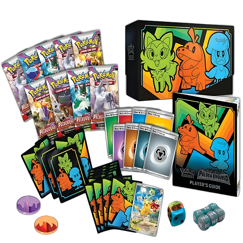 Pokémon – Coffret Dresseur Élite d'Évolutions à Paldéa - EV02 – Starters de Paldéa - Français