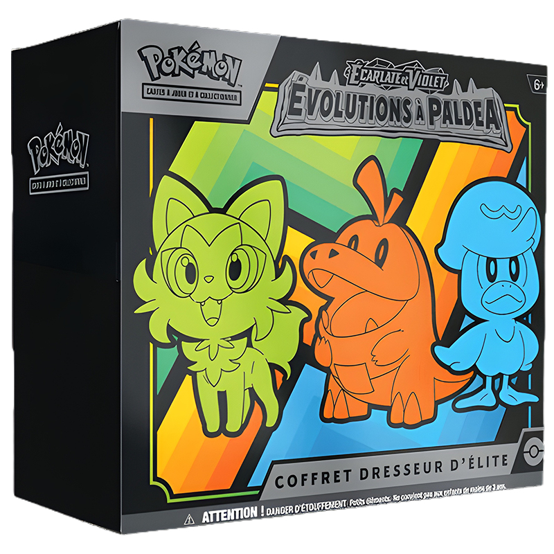 Pokémon – Coffret Dresseur Élite d'Évolutions à Paldéa - EV02 – Starters de Paldéa - Français