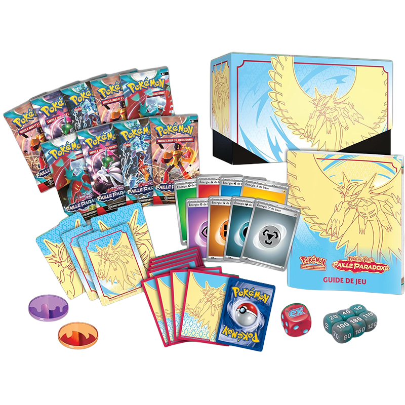 Pokémon – Coffret Dresseur Élite de Faille Paradoxe - EV04 – Rugit-Lune - Français