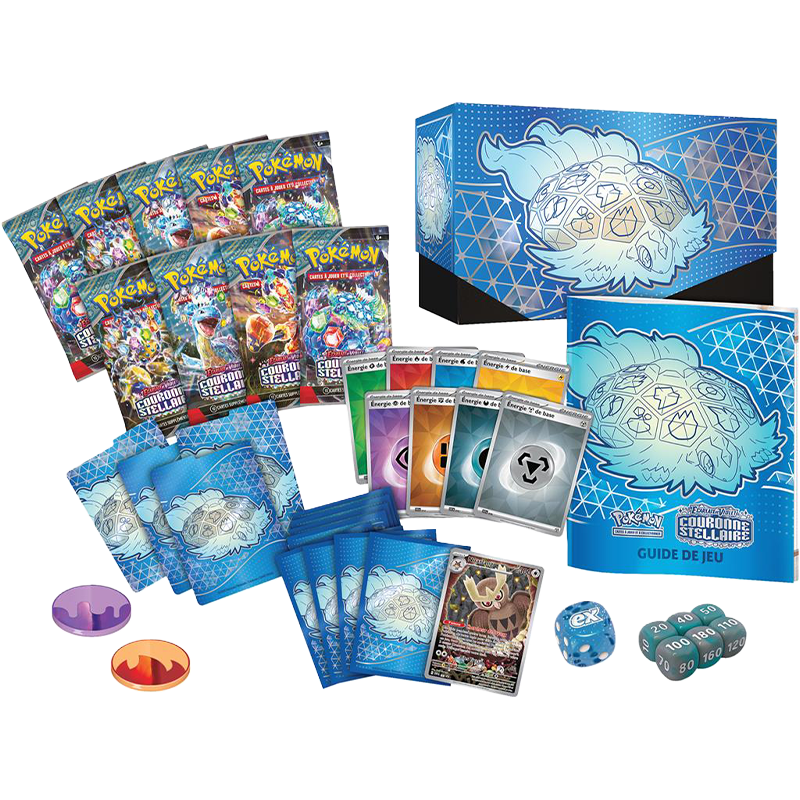 Pokémon – Coffret Dresseur Élite de Couronne Stellaire - EV07 – Terapagos - Français