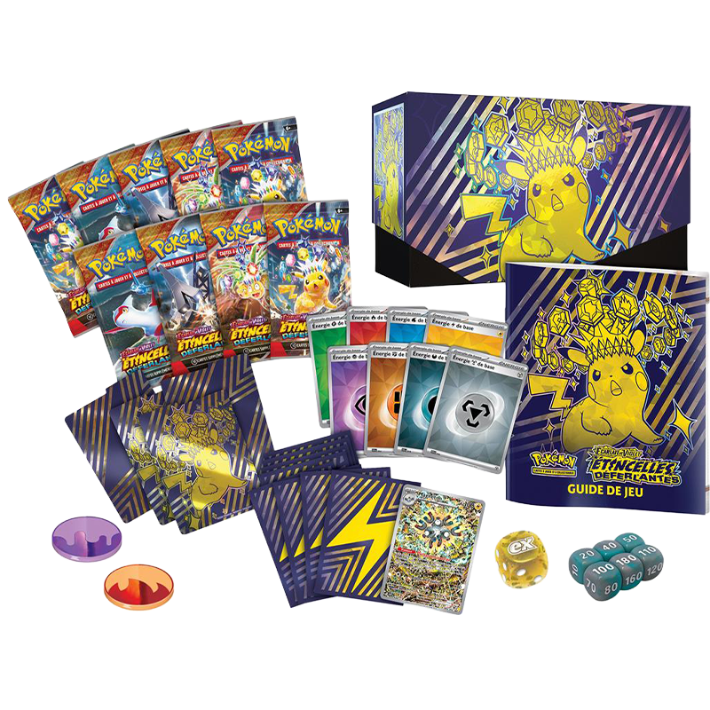 Pokémon – Coffret Dresseur Élite d'Étincelles Déferlantes - EV08 – Pikachu - Français