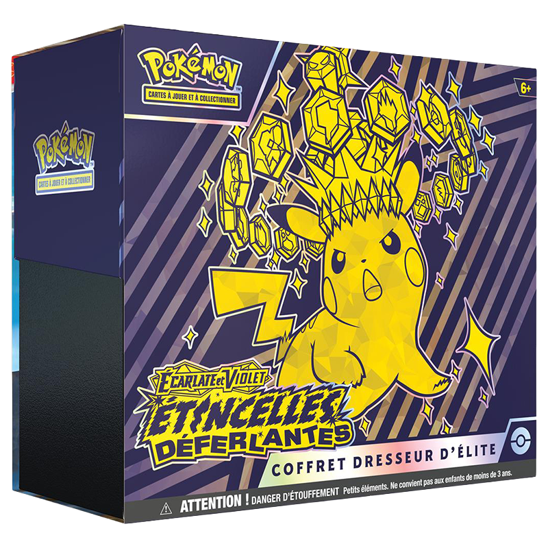 Pokémon – Coffret Dresseur Élite d'Étincelles Déferlantes - EV08 – Pikachu - Français