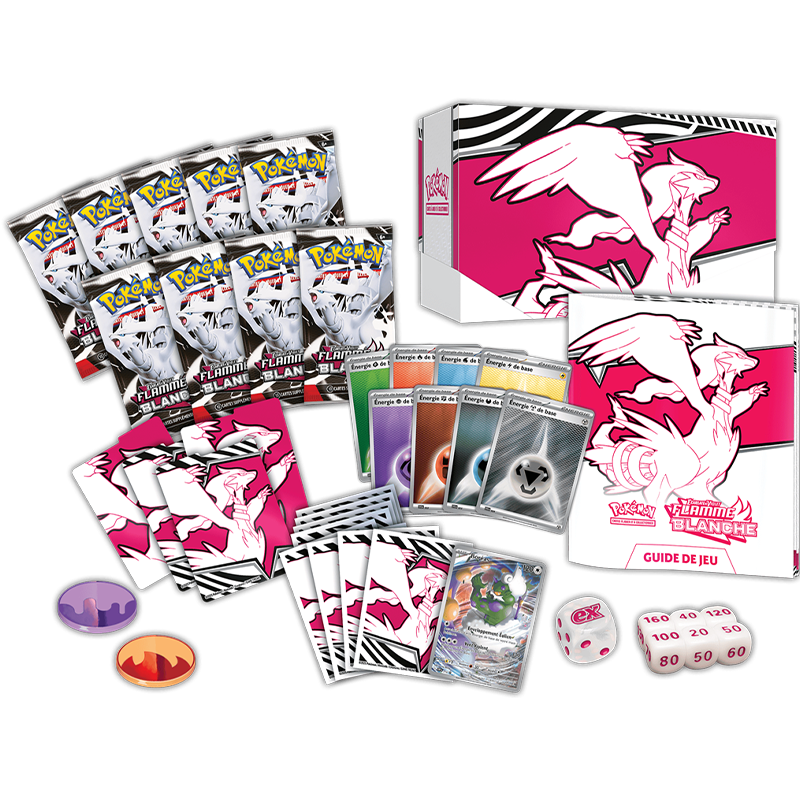 Pokémon – Coffret Dresseur Élite de Flamme Blanche - EV10.5 – Reshiram - Français