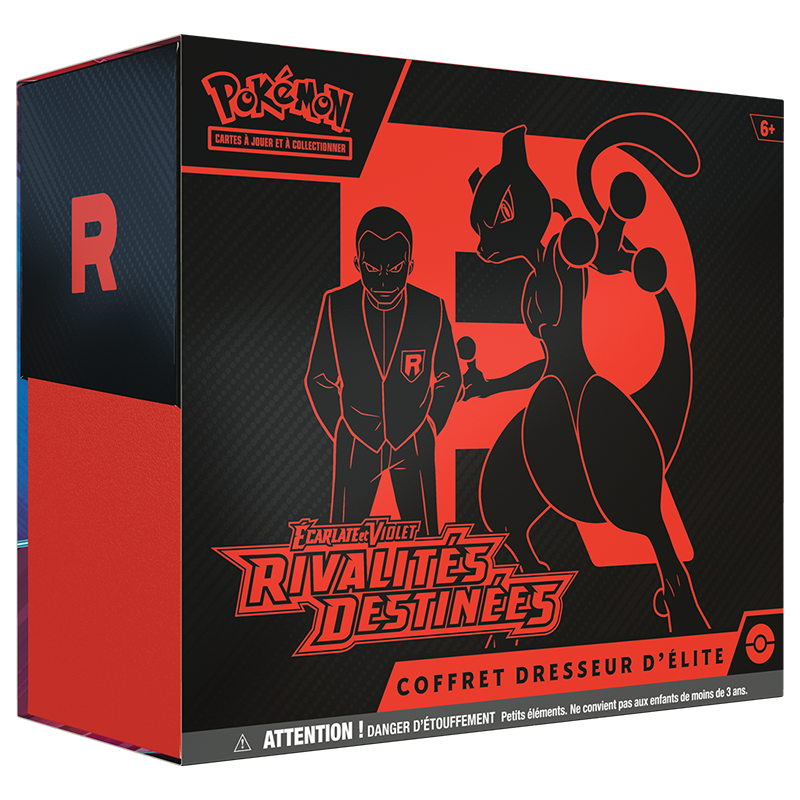 Pokémon – Coffret Dresseur Élite de Rivalités Destinées - EV10 – Mewtwo - Français