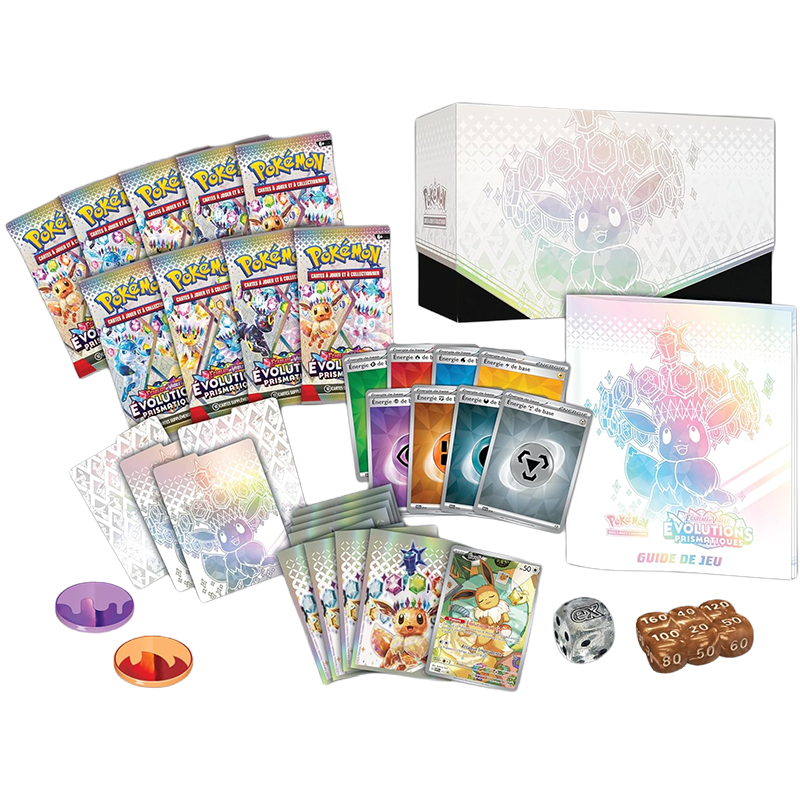 Pokémon – Coffret Dresseur Élite d'Évolutions Prismatiques - EV8.5 – Évoli - Français