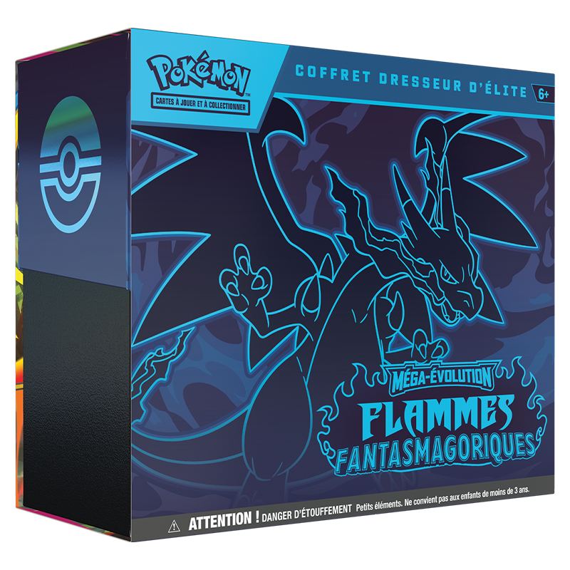 Pokémon – Coffret Dresseur Élite de Flammes Fantasmagoriques - ME02 - Français