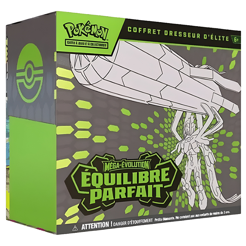 Pokémon – Coffret Dresseur Élite d'Équilibre Parfait - ME03 – Méga-Zygarde - Français