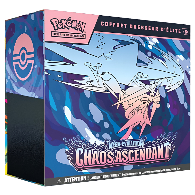 Pokémon – Coffret Dresseur Élite de Chaos Ascendant - ME04 – Méga-Amphinobi - Français