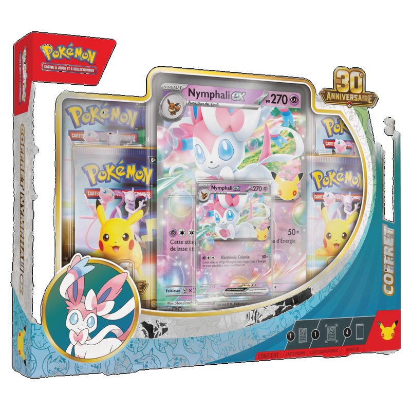 Pokémon – Coffret Célébration 30 Ans – Nymphali-ex – Français