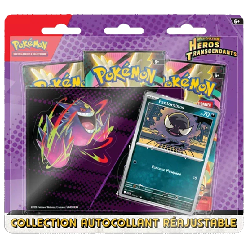 Pokémon – Tripack Fantominus de Héros Transcendants - ME2.5 - Français