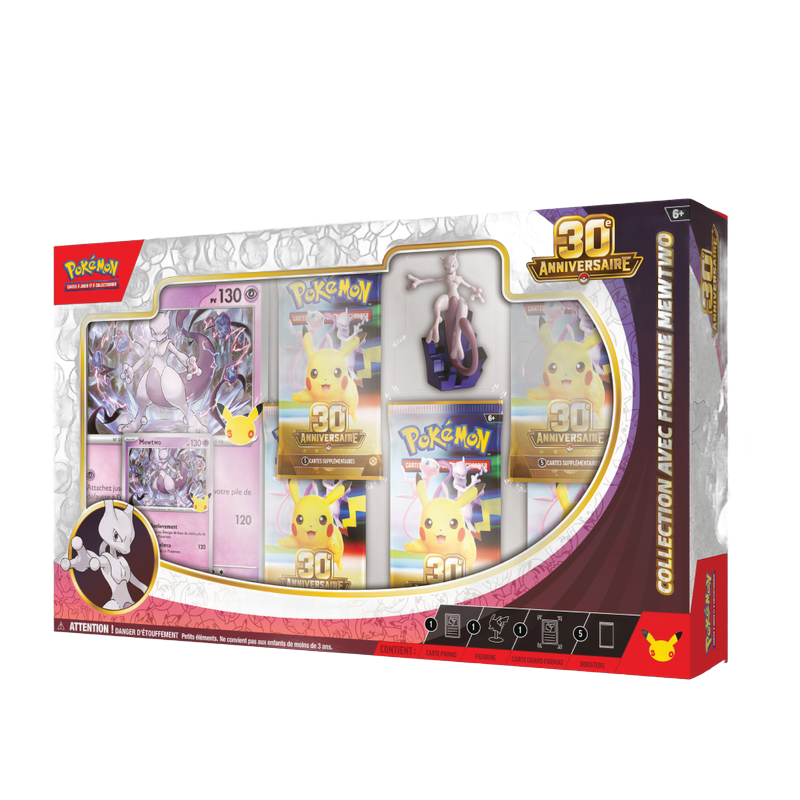 Collection avec Figurine Célébration 30 Ans – version Mewtwo