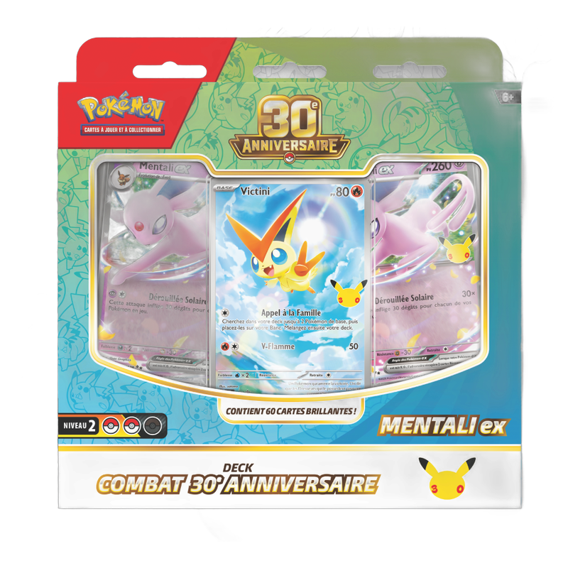 Pokémon – Deck Combat Célébration 30 Ans – Mentali-ex – Français