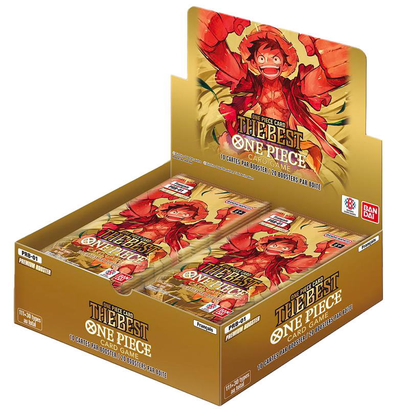 One Piece – Display PRB01 – Premium Booster The Best – Boîte de 20 Boosters Français