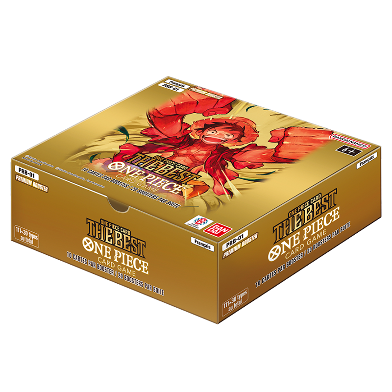 One Piece – Display PRB01 – Premium Booster The Best – Boîte de 20 Boosters Français