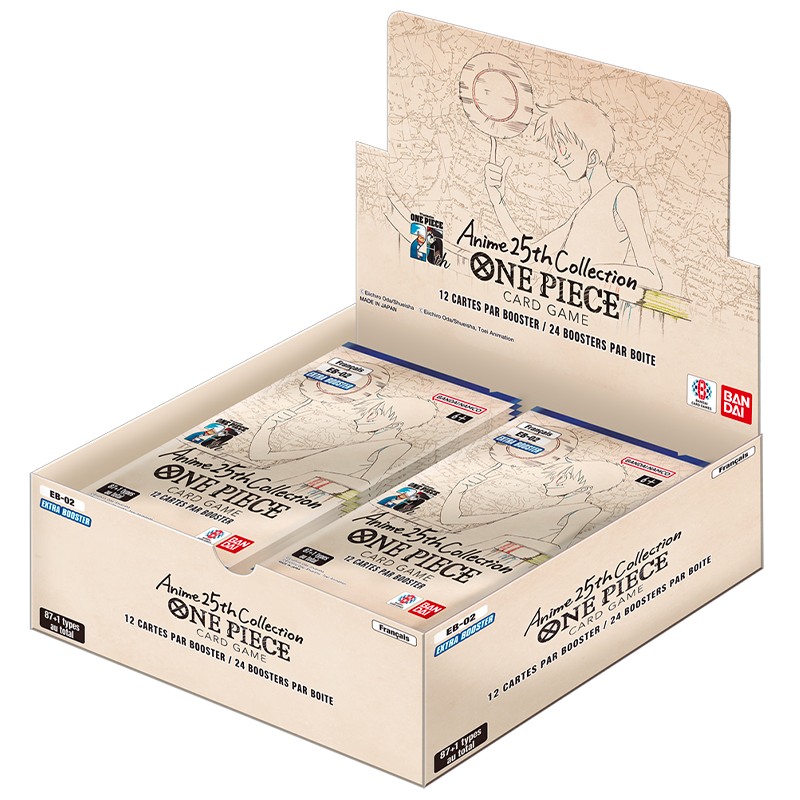 One Piece – Display EB02 – Anime 25th Collection – Boîte de 24 Boosters Français