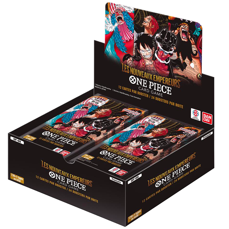 One Piece - Display OP09 – Les Nouveaux Empereurs - Boîte de 24 Boosters Français