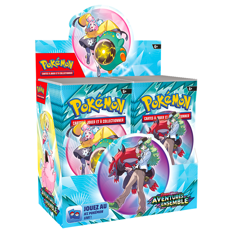 Pokémon – Display 36 Boosters Aventures Ensemble – EV09 – Français
