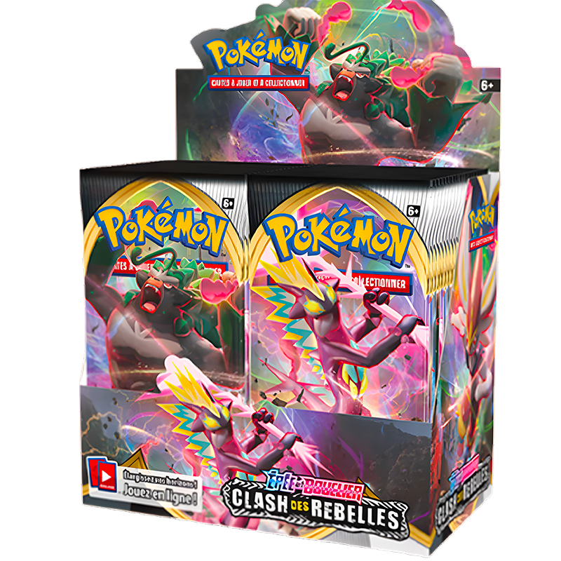 Pokémon – Display 36 Boosters Clash des Rebelles – EB02 – Français