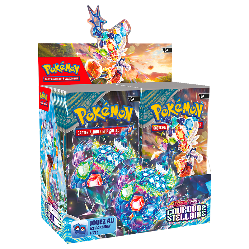 Pokémon – Display 36 Boosters Couronne Stellaire – EV07 – Français