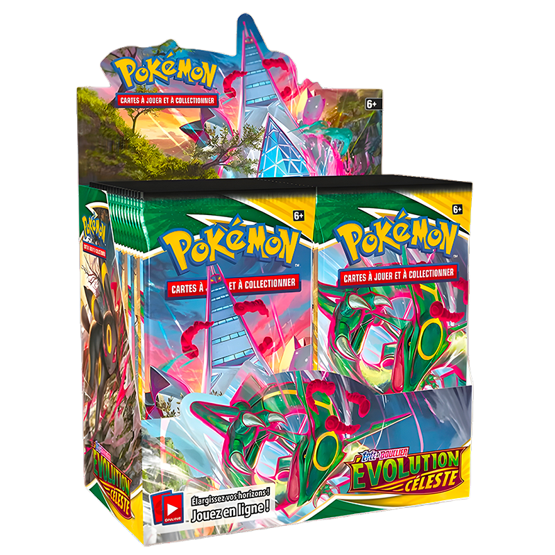 Pokémon – Display 36 Boosters Évolution Céleste – EB07 – Français