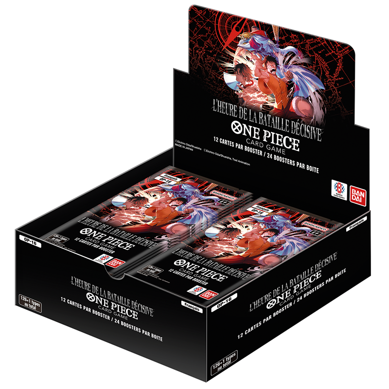 One Piece – Display 24 Boosters L'Heure de la Bataille Décisive – OP16 – Français