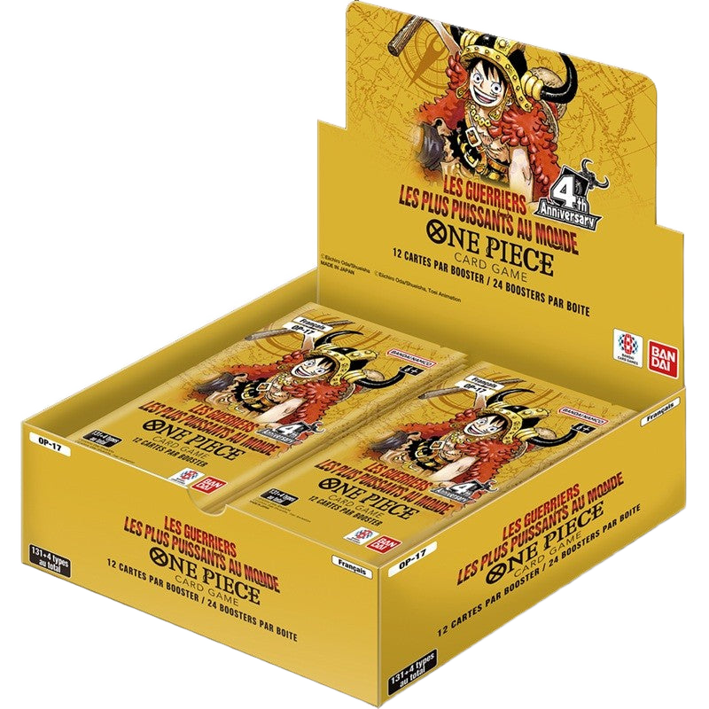 One Piece – Display 24 Boosters Les Guerriers les Plus Puissants au Monde – OP17 – Français
