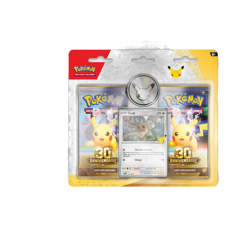 Pokémon – Duopack Célébration 30 Ans – Évoli – Français