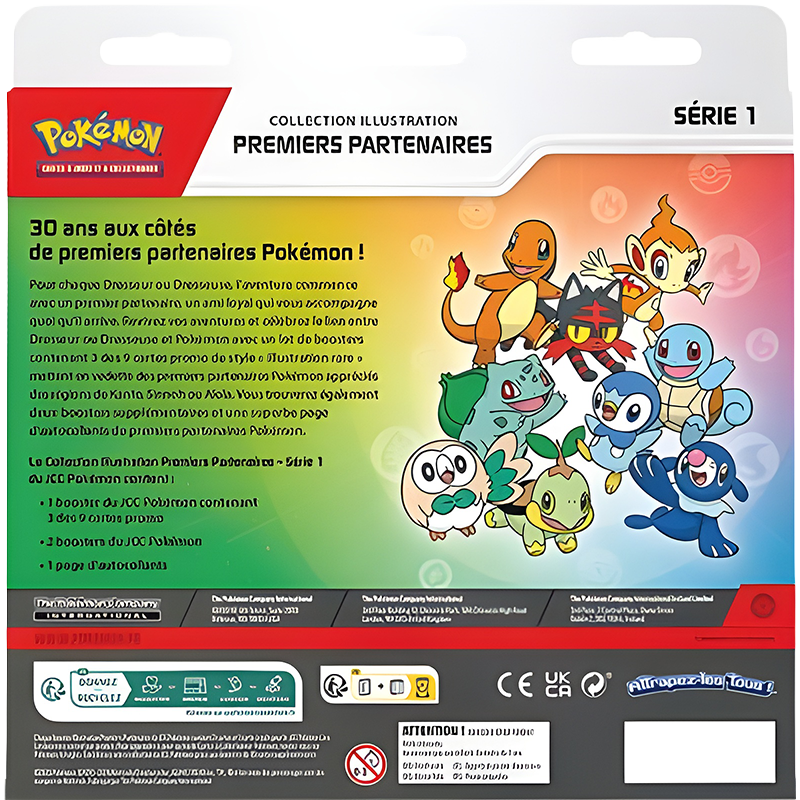 Pokémon – Coffret Collection Illustration Premiers Partenaires – Série 1 – Français