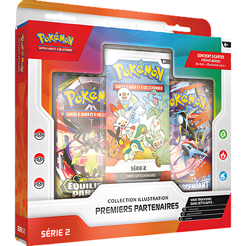 Pokémon – Coffret Collection Illustration Premiers Partenaires – Série 2 – Français