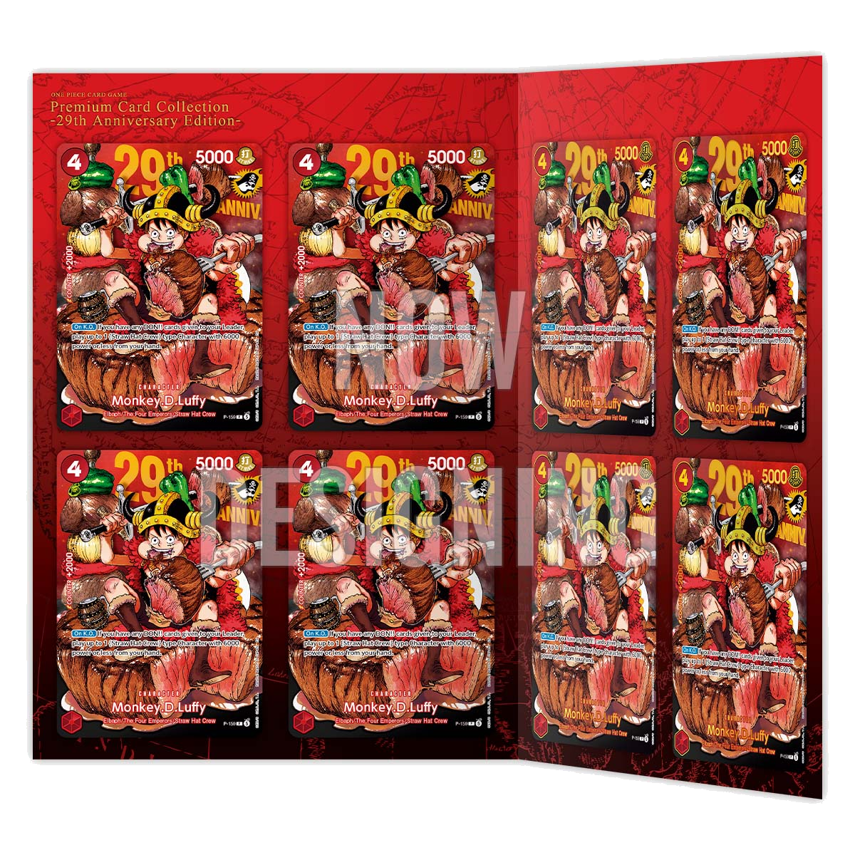 One Piece Premium Card Collection 29ᵉ Anniversaire — cartes promo